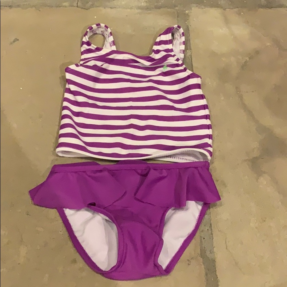 ‼️ SALE ‼️Ralph Lauren Girls Striped Bikini